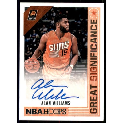 2017-18 Hoops Great SIGnificance Autographs #87 Alan Williams