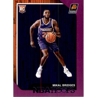 2018-19 Hoops Purple #252 Mikal Bridges