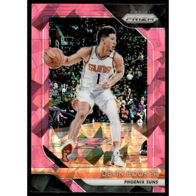 2018-19 Panini Prizm Prizms Pink Ice #11 Devin Booker