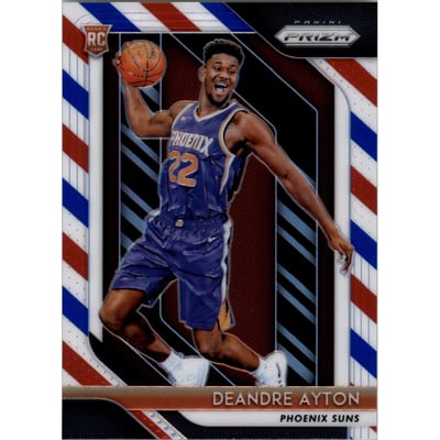2018-19 Panini Prizm Prizms Red White and Blue #279 Deandre Ayton