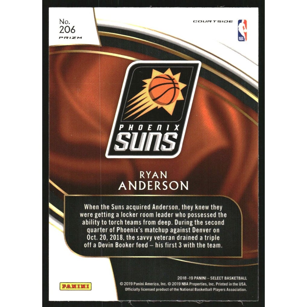 2018-19 Select Prizms Silver #206 Ryan Anderson
