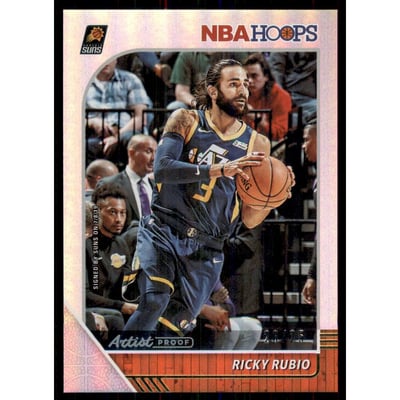 2019-20 Hoops Artist Proof #189 Ricky Rubio