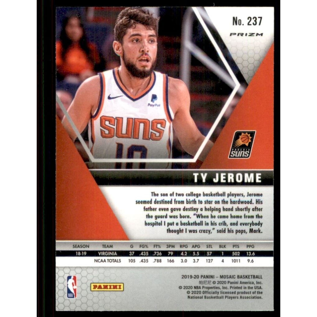 2019-20 Panini Mosaic Mosaic Red #237 Ty Jerome