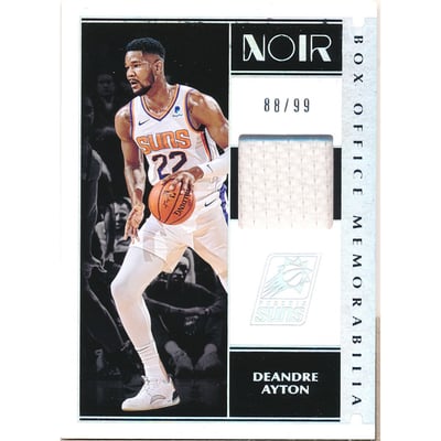 2019-20 Panini Noir Box Office Memorabilia #29 Deandre Ayton