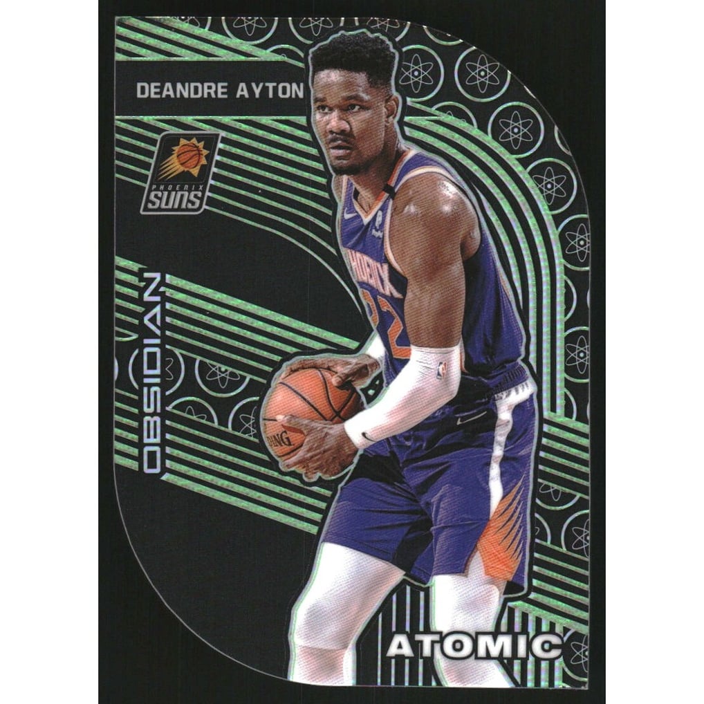 2019-20 Panini Obsidian Atomic Electric Etch Green #18 Deandre Ayton