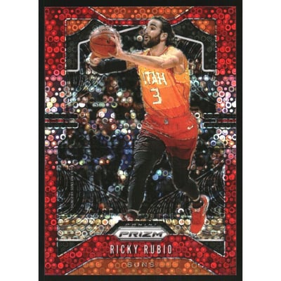 2019-20 Panini Prizm Prizms Fast Break Red #167 Ricky Rubio
