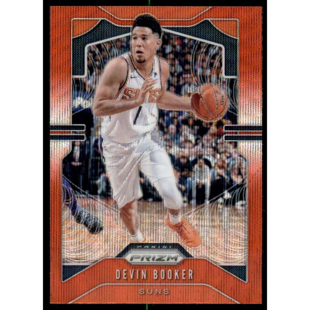 2019-20 Panini Prizm Prizms Ruby Wave #67 Devin Booker