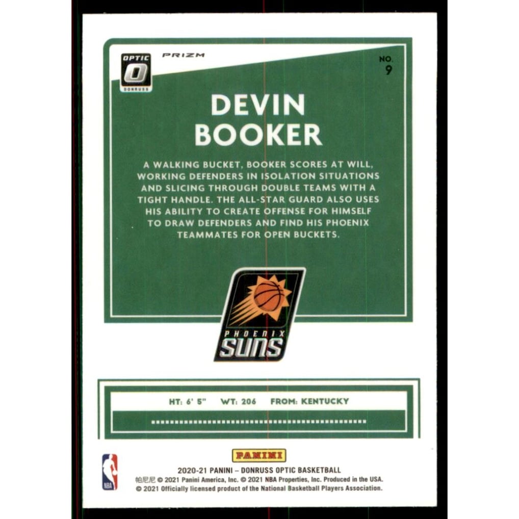2020-21 Donruss Optic All Stars Holo #9 Devin Booker
