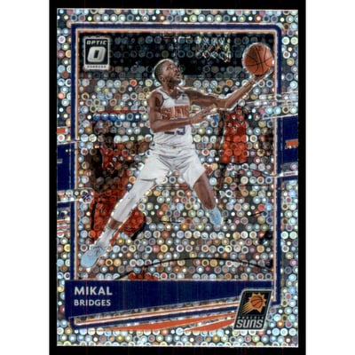2020-21 Donruss Optic Fast Break Holo #54 Mikal Bridges