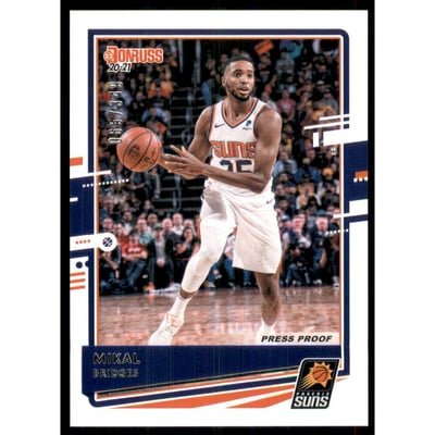 2020-21 Donruss Press Proof Silver #98 Mikal Bridges