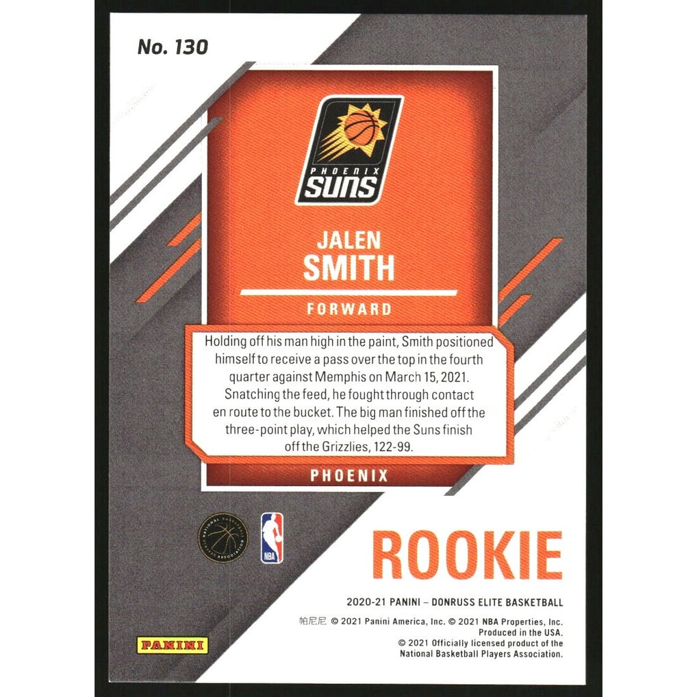 2020-21 Elite #130 Jalen Smith RC