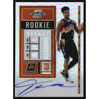 2020-21 Panini Contenders Optic Variations #138 Ty-Shon Alexander AU