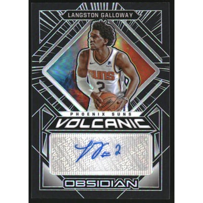 2020-21 Panini Obsidian Volcanic Signatures #38 Langston Galloway/99