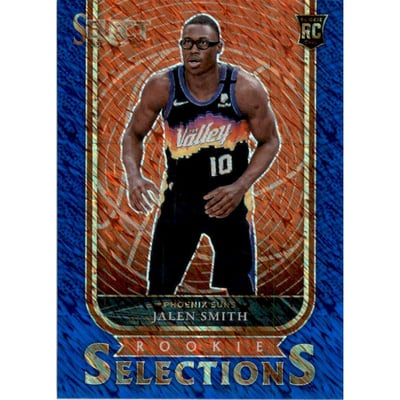 2020-21 Select Rookie Selections Prizms Blue #9 Jalen Smith
