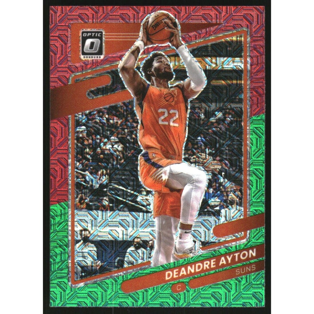 2021-22 Donruss Optic Choice Red and Green #9 Deandre Ayton