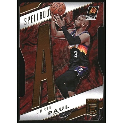 2021-22 Elite Spellbound Orange Die Cut #38 Chris Paul