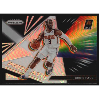 2021-22 Panini Prizm Prizmatic Prizms Silver #18 Chris Paul