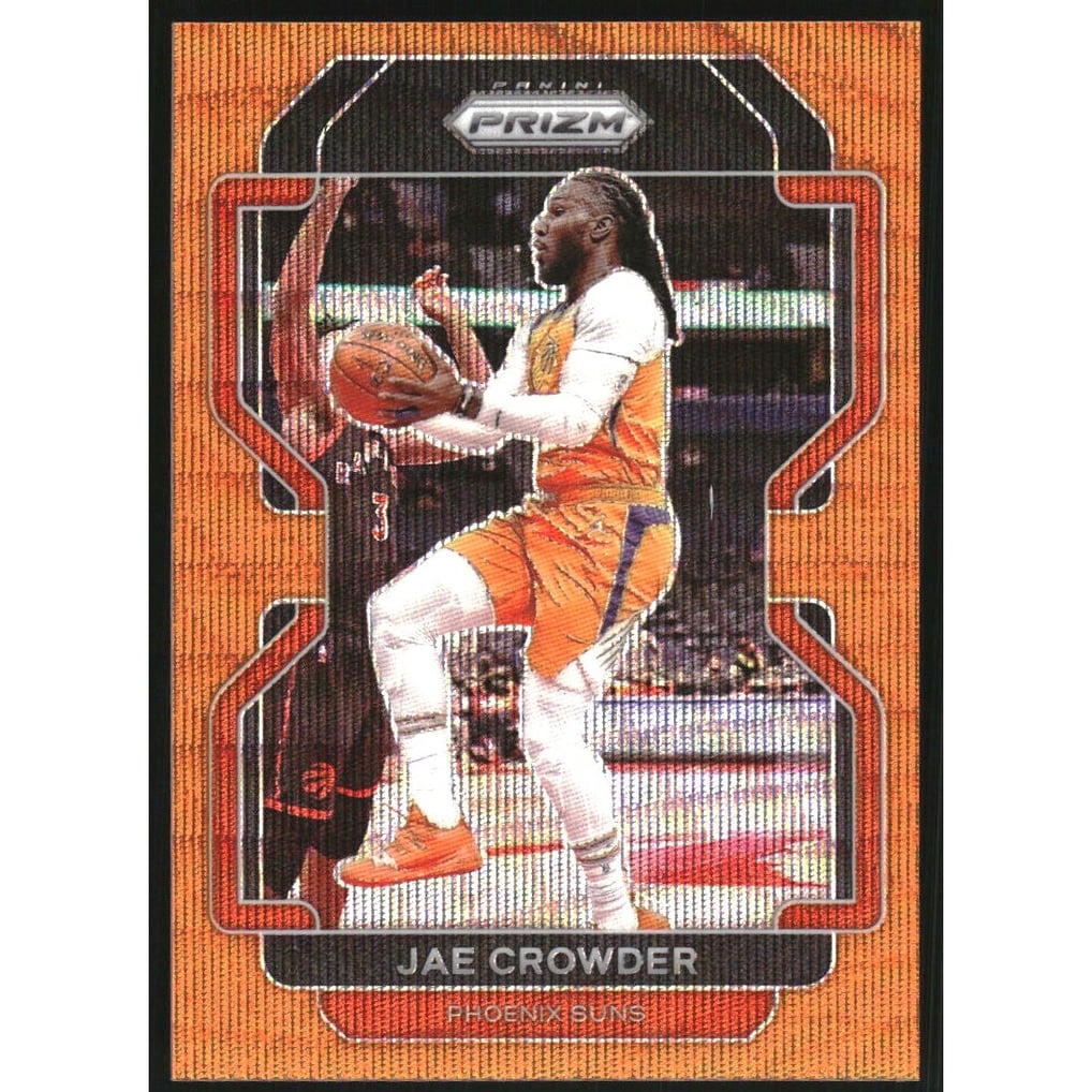 2021-22 Panini Prizm Prizms Orange Wave #59 Jae Crowder