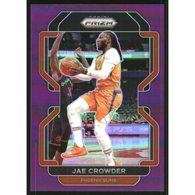 2021-22 Panini Prizm Prizms Purple #59 Jae Crowder