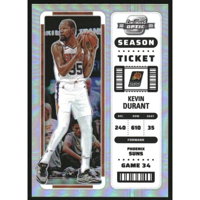 2022-23 Panini Contenders Optic Silver #80 Kevin Durant