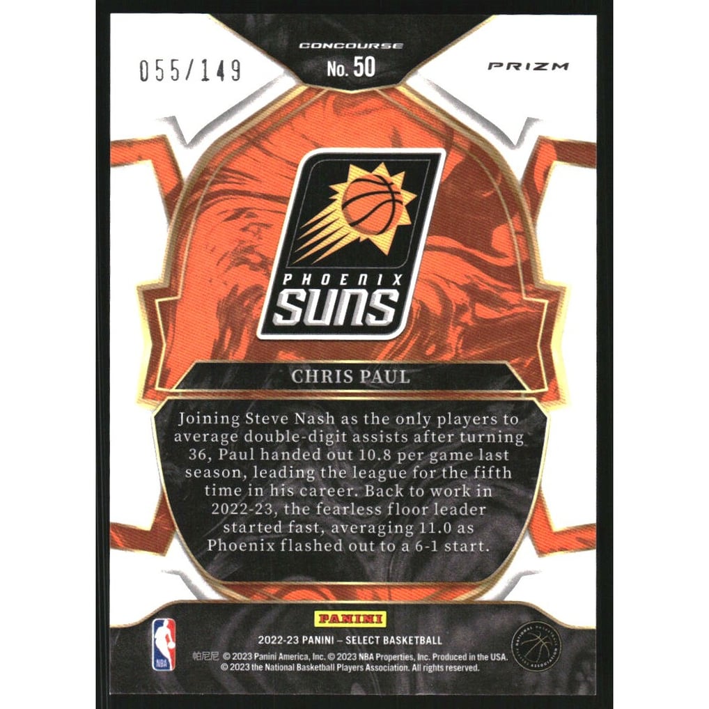 2022-23 Select Prizms White #50 Chris Paul