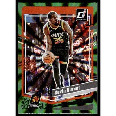 2023-24 Donruss Holo Green Laser #35 Kevin Durant