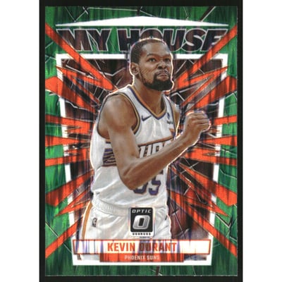 2023-24 Donruss Optic My House Green Shock #10 Kevin Durant