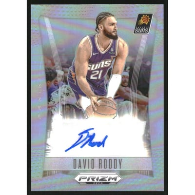 2023-24 Panini Prizm Deca Signatures Prizms Silver #30 David Roddy