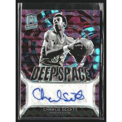 2023-24 Panini Spectra Deep Space Signatures Interstellar #14 Charlie Scott/75