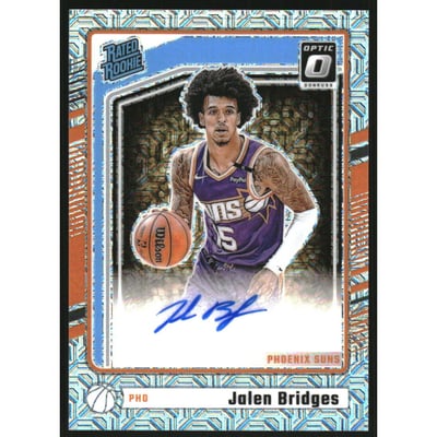 2024-25 Donruss Optic Choice #328 Jalen Bridges RR AU