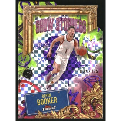 2024-25 Finest Showstoppers Purple X-Fractors #S5 Devin Booker