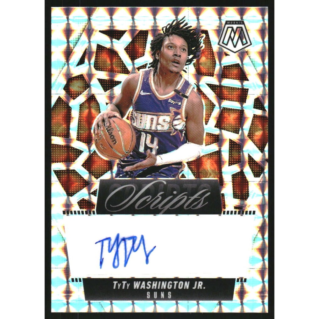 2024-25 Panini Mosaic Scripts #32 TyTy Washington Jr.