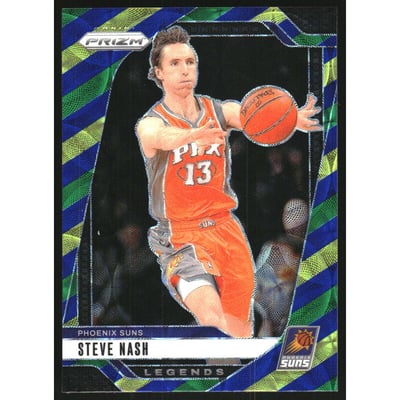 2024-25 Panini Prizm Prizms Choice Blue Yellow and Green #298 Steve Nash