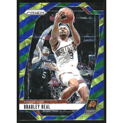 2024-25 Panini Prizm Prizms Choice Blue Yellow and Green #54 Bradley Beal