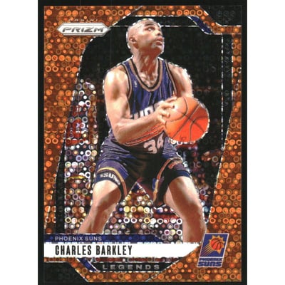2024-25 Panini Prizm Prizms Fast Break Orange #280 Charles Barkley