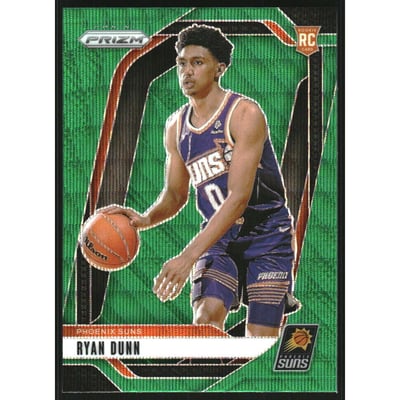 2024-25 Panini Prizm Prizms Green Wave #258 Ryan Dunn