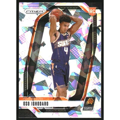2024-25 Panini Prizm Prizms Ice #245 Oso Ighodaro