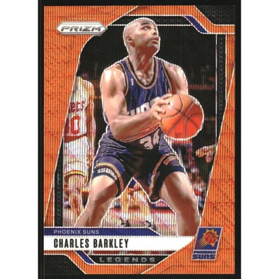 2024-25 Panini Prizm Prizms Orange Wave #280 Charles Barkley