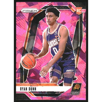 2024-25 Panini Prizm Prizms Pink Ice #258 Ryan Dunn