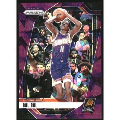 2024-25 Panini Prizm Prizms Purple Ice #80 Bol Bol