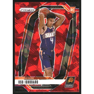 2024-25 Panini Prizm Prizms Red Ice #245 Oso Ighodaro