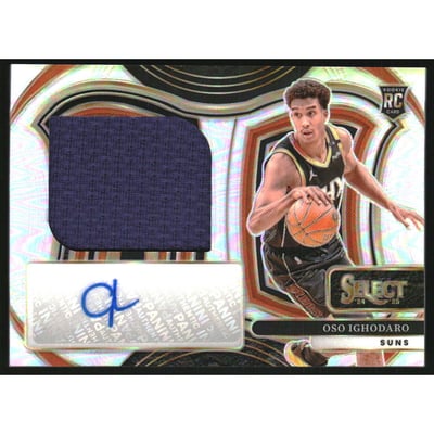 2024-25 Select Jumbo Rookie Signature Swatches #8 Oso Ighodaro