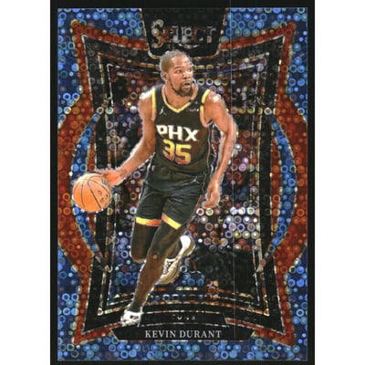 2024-25 Select Light Blue Disco Prizms #51 Kevin Durant