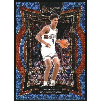 2024-25 Select Light Blue Disco Prizms #75 Oso Ighodaro