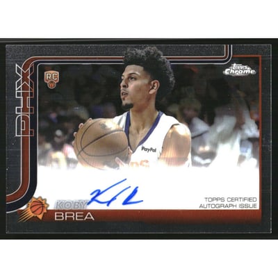 2025-26 Topps Chrome Rookie Autographs #TCARKB Koby Brea