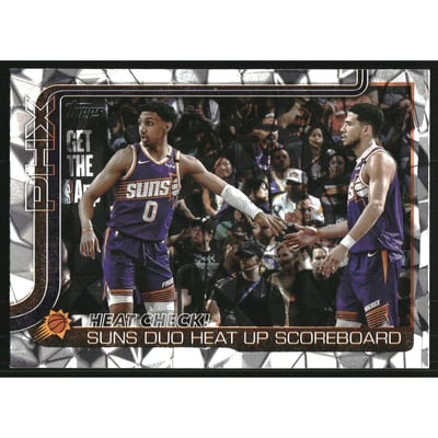 2025-26 Topps Diamante #294 Heat Check!/Ryan Dunn/Devin Booker