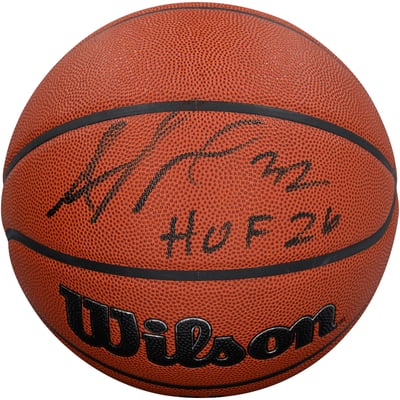 Amar'e Stoudemire Phoenix Suns Autographed Fanatics Authentic Wilson Authentic Series Indoor/Outdoor Basketball with "HOF 26" Inscription - Black Ink