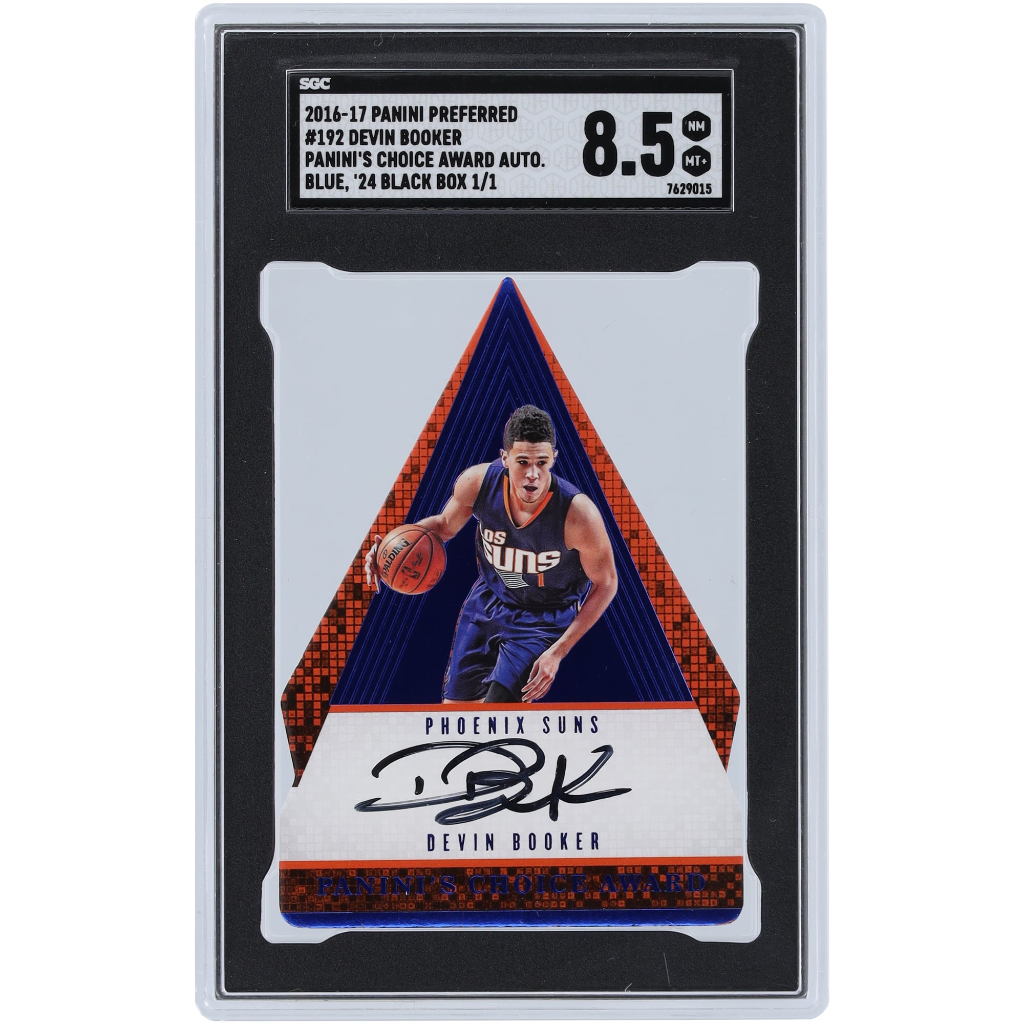 Devin Booker Phoenix Suns Autographed 2016-17 Panini Preferred 