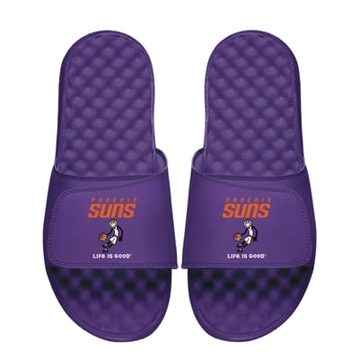  Phoenix Suns ISlide Life is Good Slide Sandals - Purple