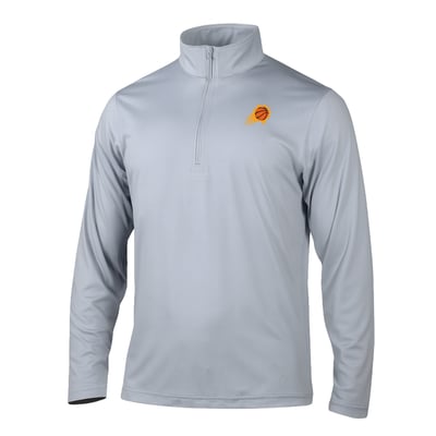 Phoenix Suns Columbia Fairway Break Quarter-Zip Pullover - Gray
